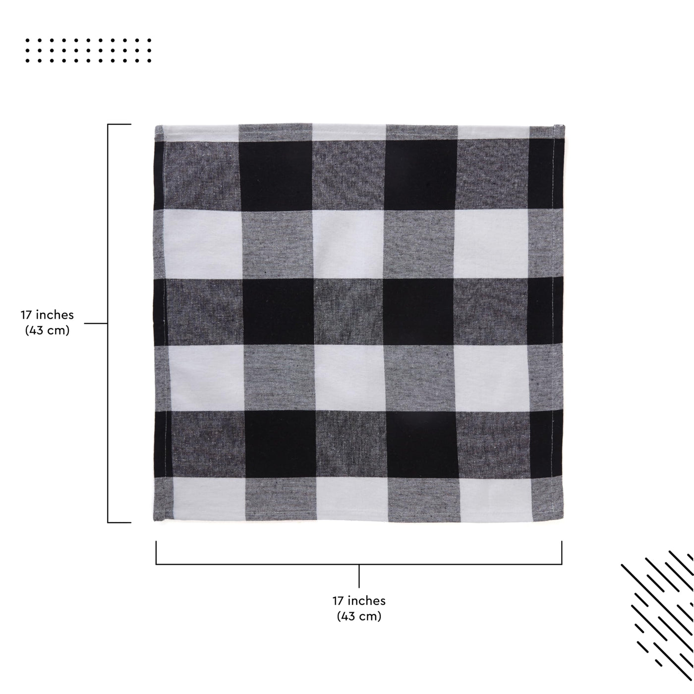 Ensemble de 6 serviettes de table