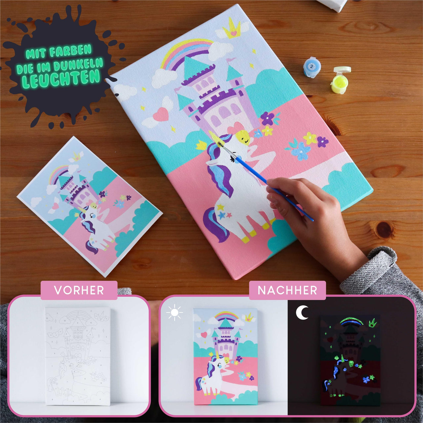 Set créatif de peinture par numéros pour enfants