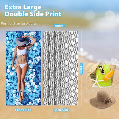 Microfiber beach towel bath towel large