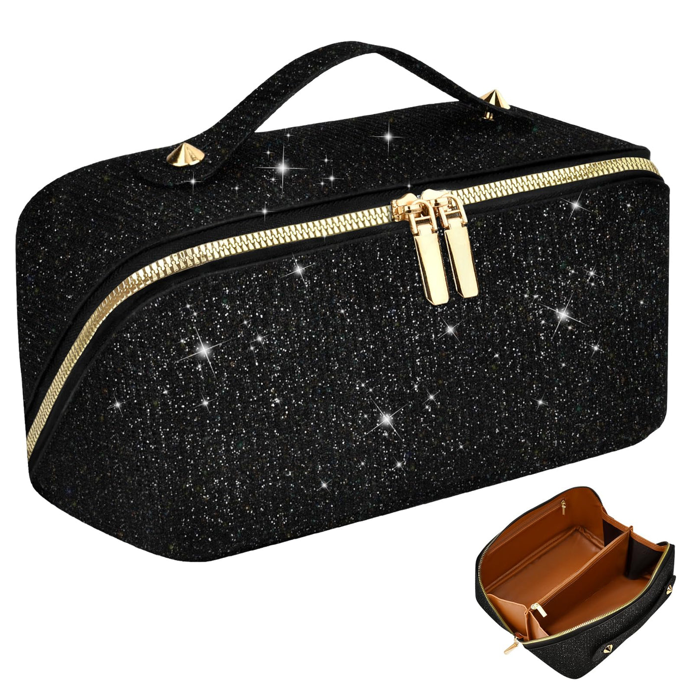 Cosmetic Bag Portable Travel Make-up Bag with Large Capacity Waterproof Organizer