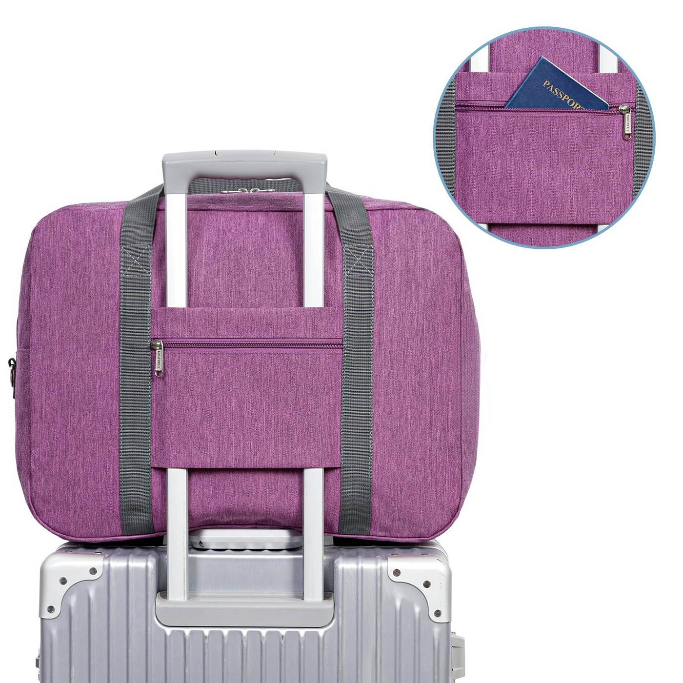 Hand luggage bag for airplane Foldable travel bag
