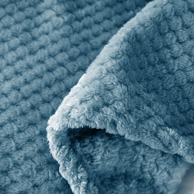 Couverture douillette Couverture en polaire super douce et chaude pour le canapé et le lit avec motif gaufré, couverture douillette et confortable