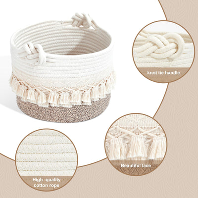 Storage Basket Cotton Basket Braided Children