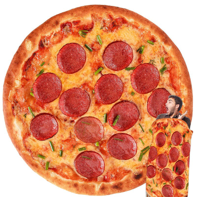 Pizza Blanket, Round, Warm Tortilla Blanket for All Seasons