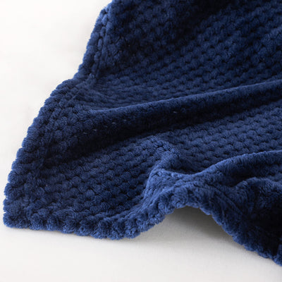 Couverture douillette Couverture en polaire super douce et chaude pour le canapé et le lit avec motif gaufré, couverture douillette et confortable