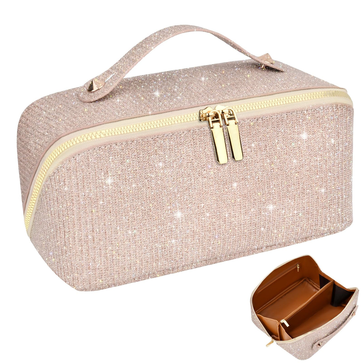 Cosmetic Bag Portable Travel Make-up Bag with Large Capacity Waterproof Organizer