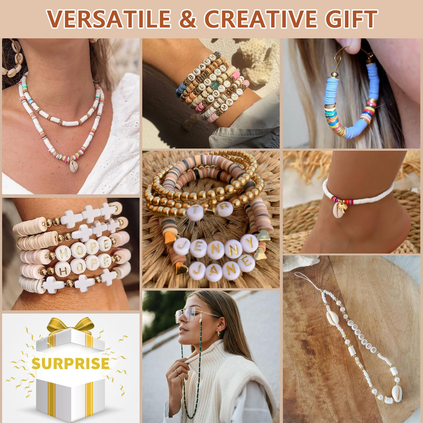 Beads for Threading, Polymer Clay Beads