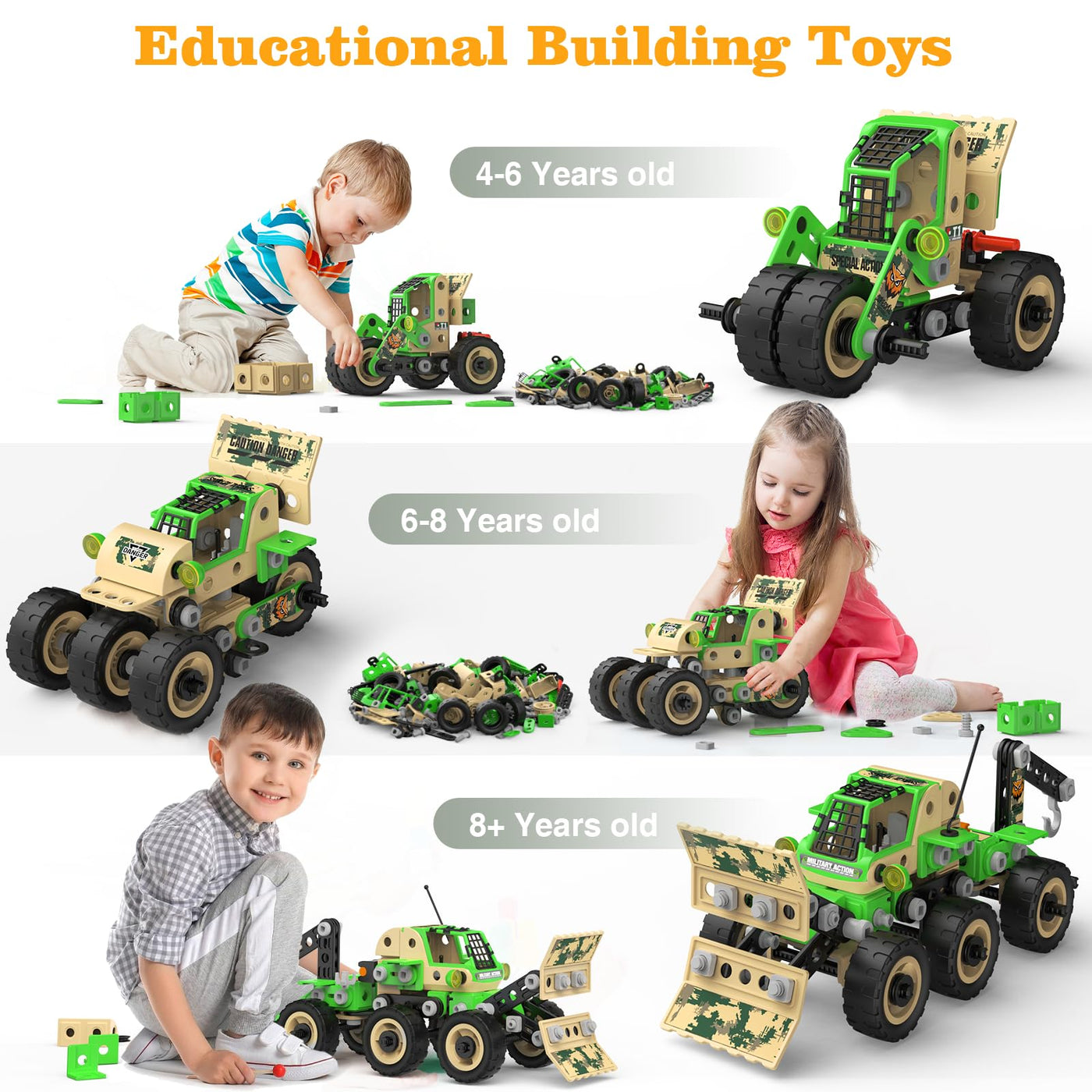 Ensemble-Cadeau Créatif de Blocs de Construction Créatifs