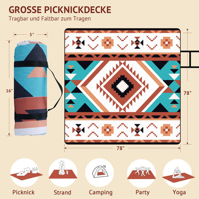 Picnic Blanket Travel Camping Blanket Travel Blanket
