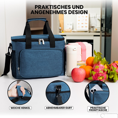 Kühltasche, Lunchbag, Thermotasche mit Folienfutter, isolierte Lunchbag