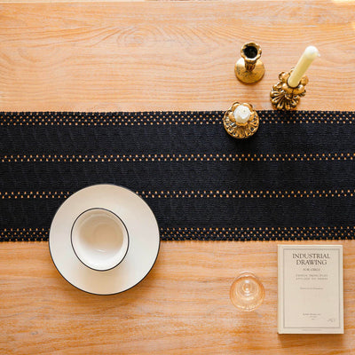 Chemin de Table Boho Macramé