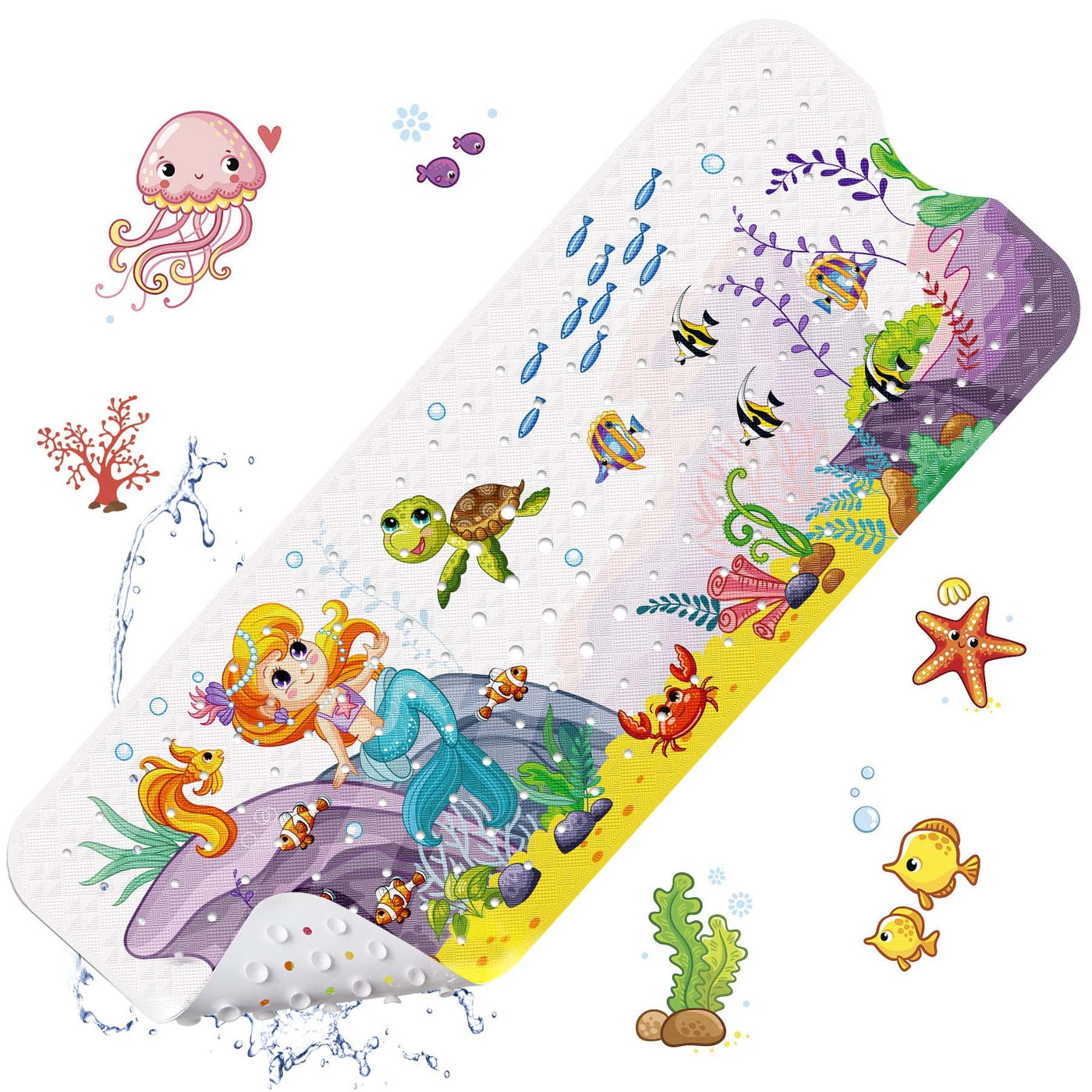 Children's bath mat, non-slip shower mat