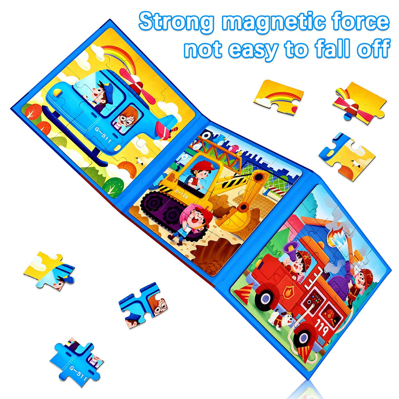 Children's puzzle magnetic puzzle avto puzzle