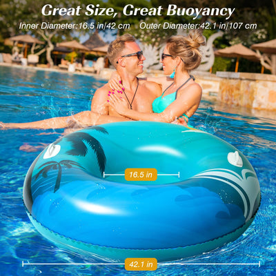 Anneau de piscine pour adultes, avec poignée