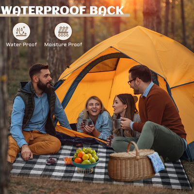 Picknickdecke wasserdicht, Boho Stranddecke sandfreie Strandmatte mit Tragegurt