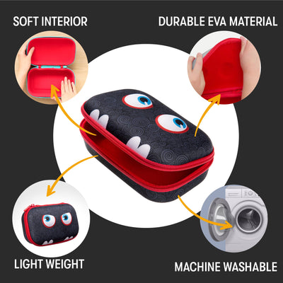 Trousse à crayons | Grande trousse à crayons pour l'école | Trousse pour enfants avec organisateur