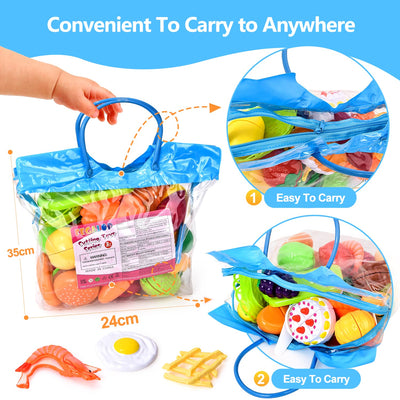 Role play kitchen accessories, food play set for children