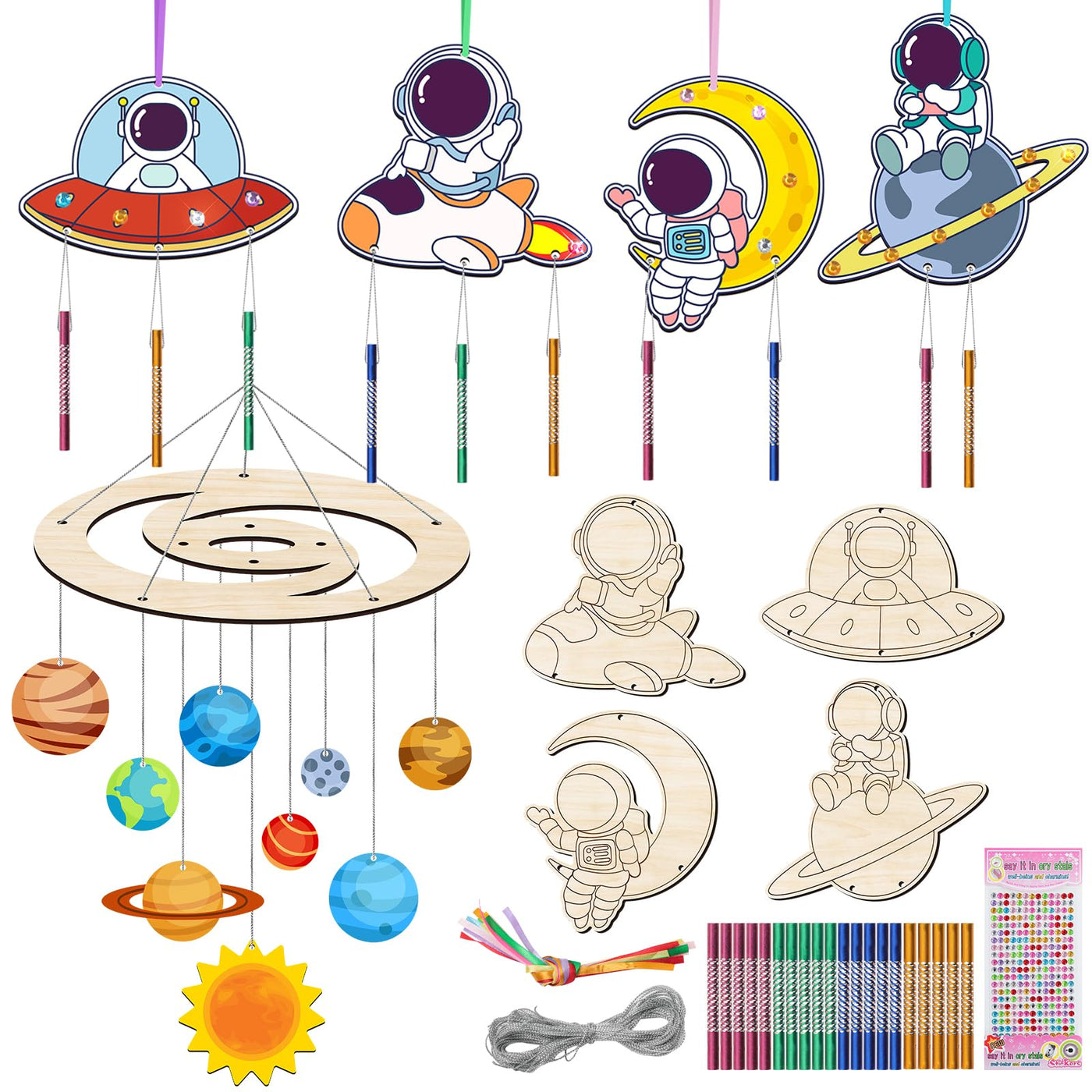 Wind chime craft set for children