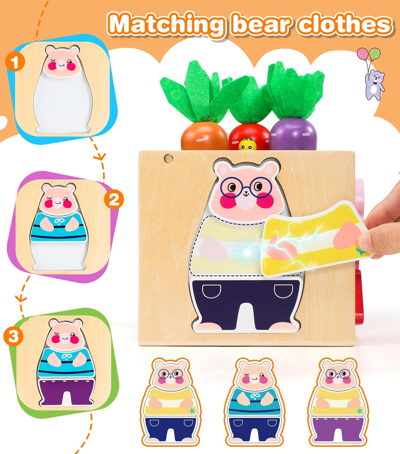 Cubes de motricité Cube d'activité 6 EN 1