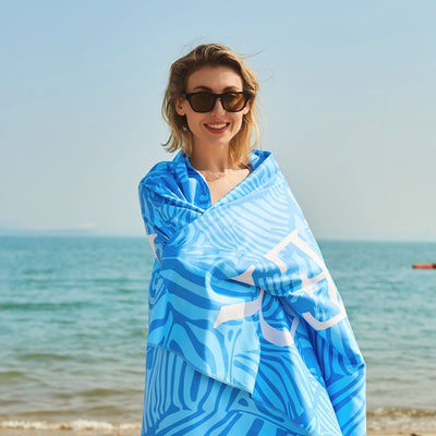 Serviette de plage Large, serviette en microfibre