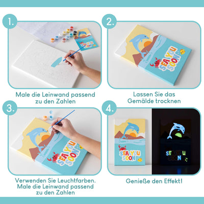 Set créatif de peinture par numéros pour enfants