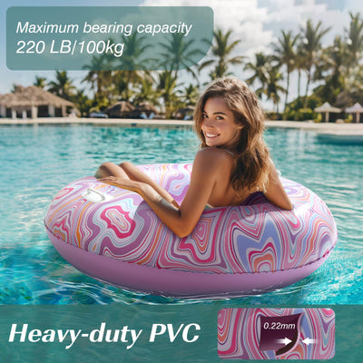 Anneau de piscine pour adultes, avec poignée