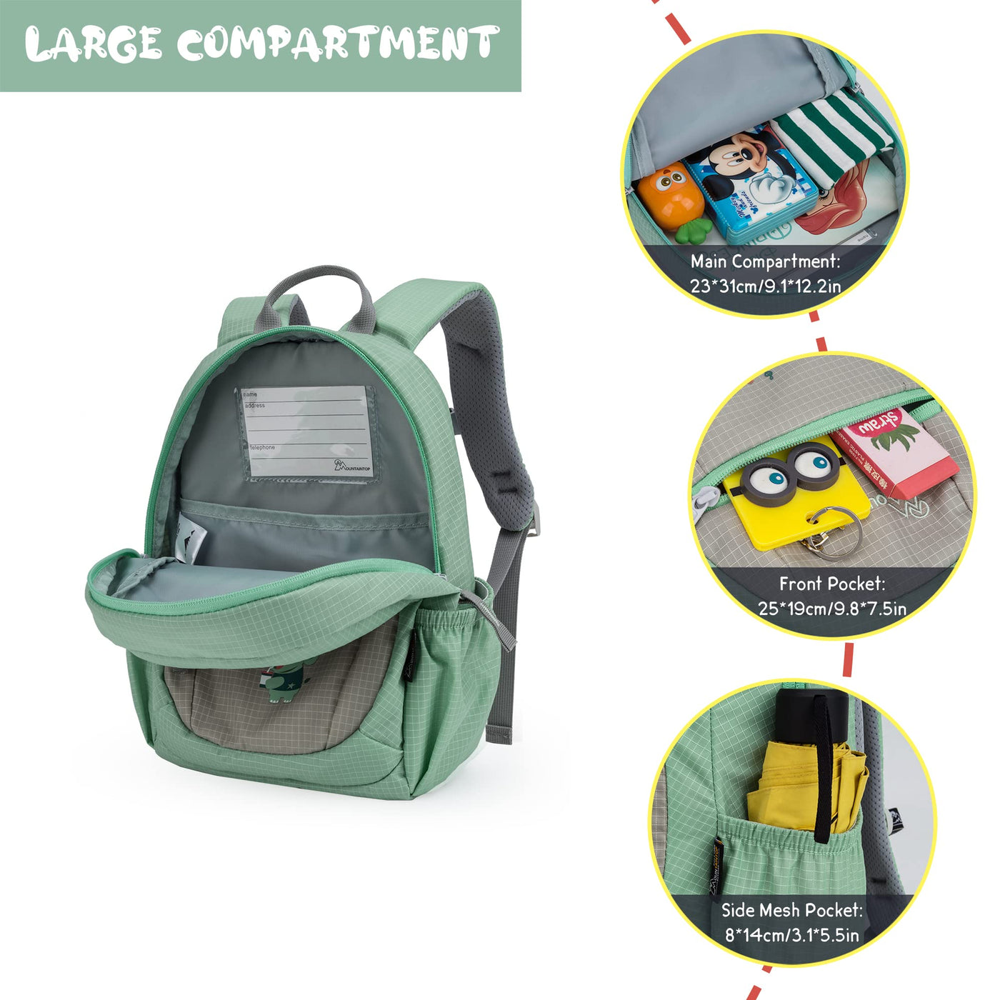 Kleinkind-Rucksack mit Leine Kindergarten-Rucksack