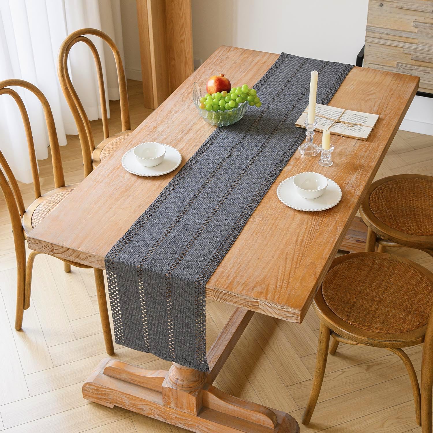 Tischläufer Boho Makramee