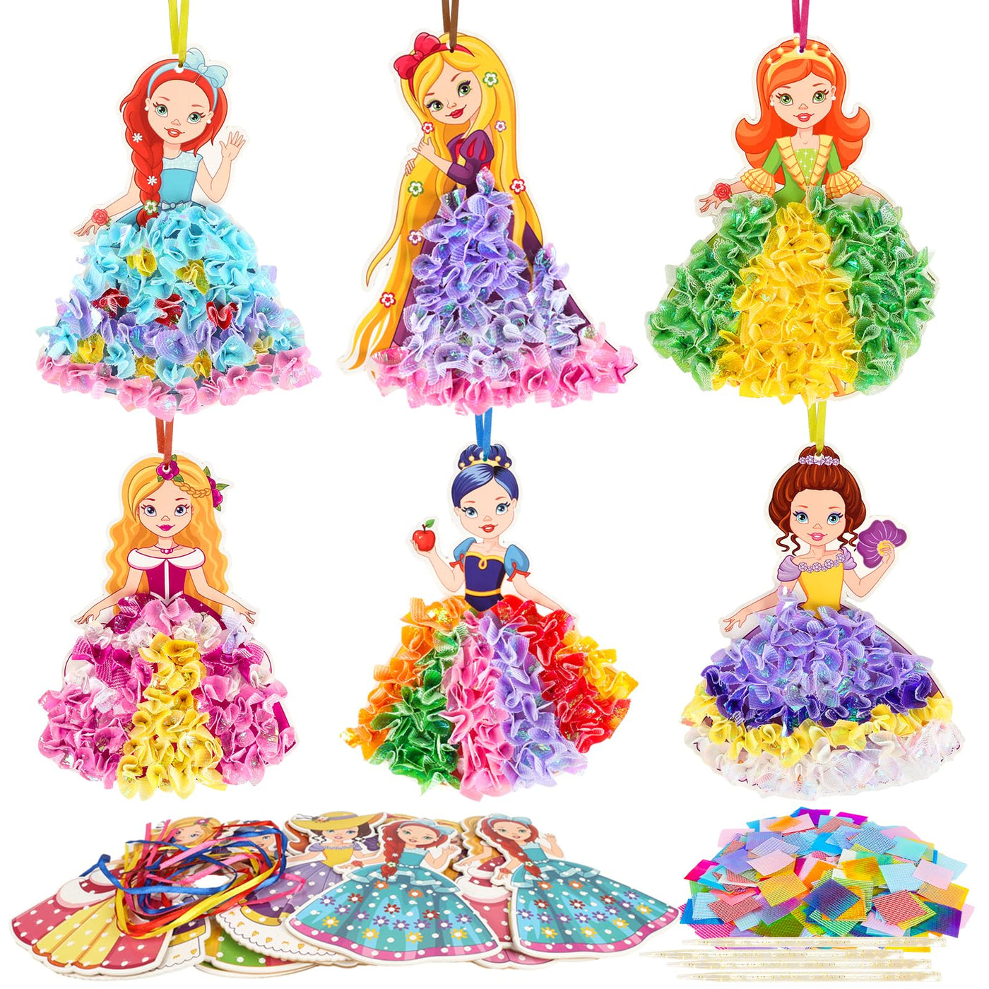 Prinzessin Bastelset Kinder Prinzessin Basteln Mädchen Prinzessin kreative Set Mädchen Prinzessin Kunst und Handwerk