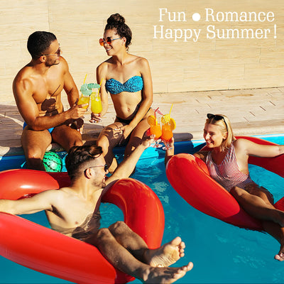 Anneau de Natation Gonflable Eau de Piscine