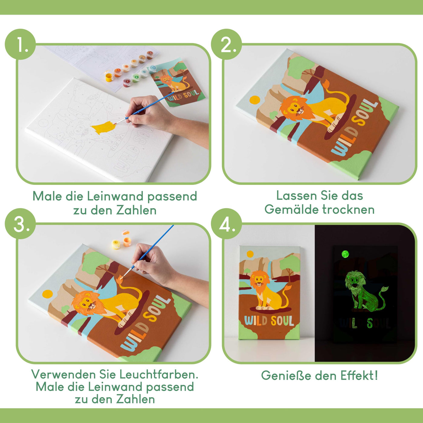 Set créatif de peinture par numéros pour enfants