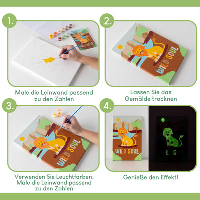 Set créatif de peinture par numéros pour enfants