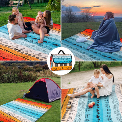 Couverture de pique-nique imperméable pour l'extérieur, tapis de plage
