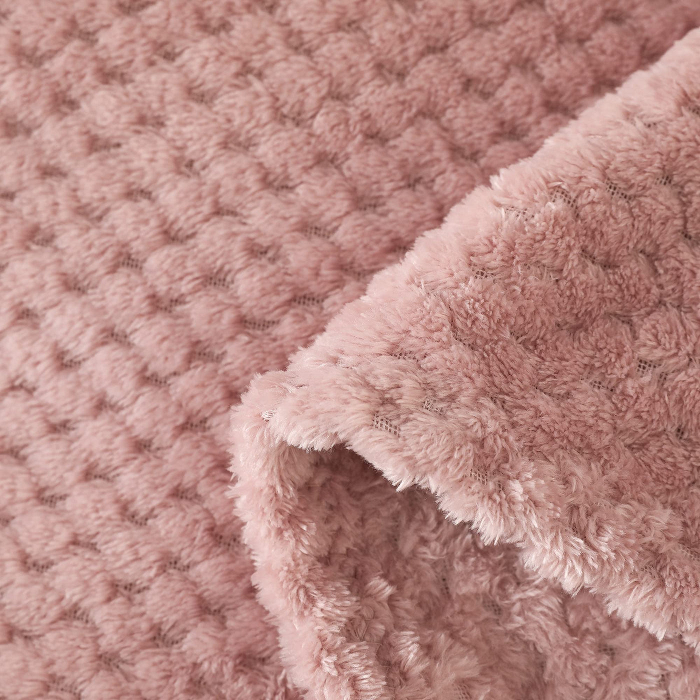 Couverture douillette Couverture en polaire super douce et chaude pour le canapé et le lit avec motif gaufré, couverture douillette et confortable