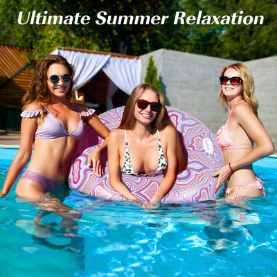 Anneau de piscine pour adultes, avec poignée