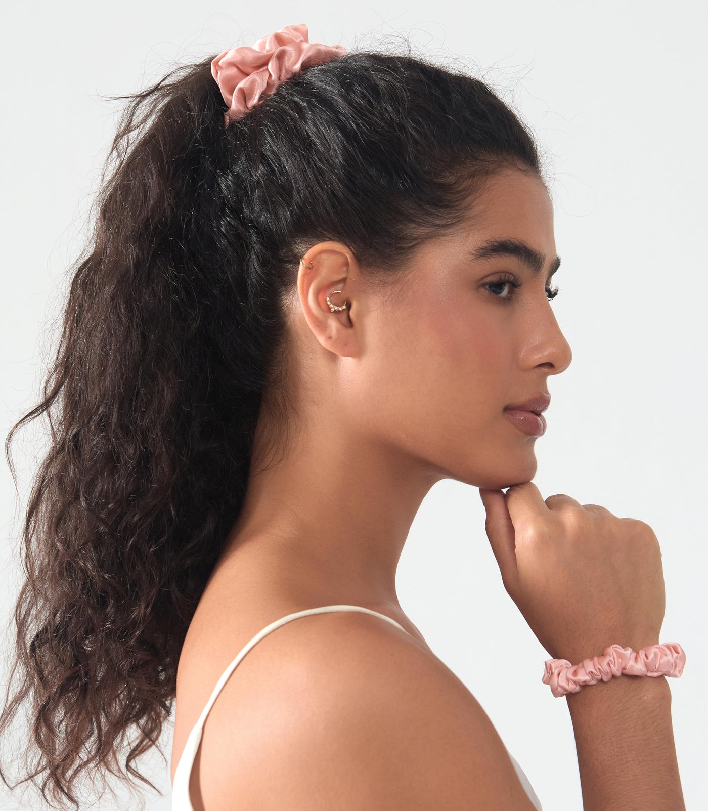 3 Pieces of Silk Hair Ties