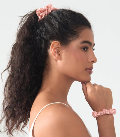 3 Pieces of Silk Hair Ties