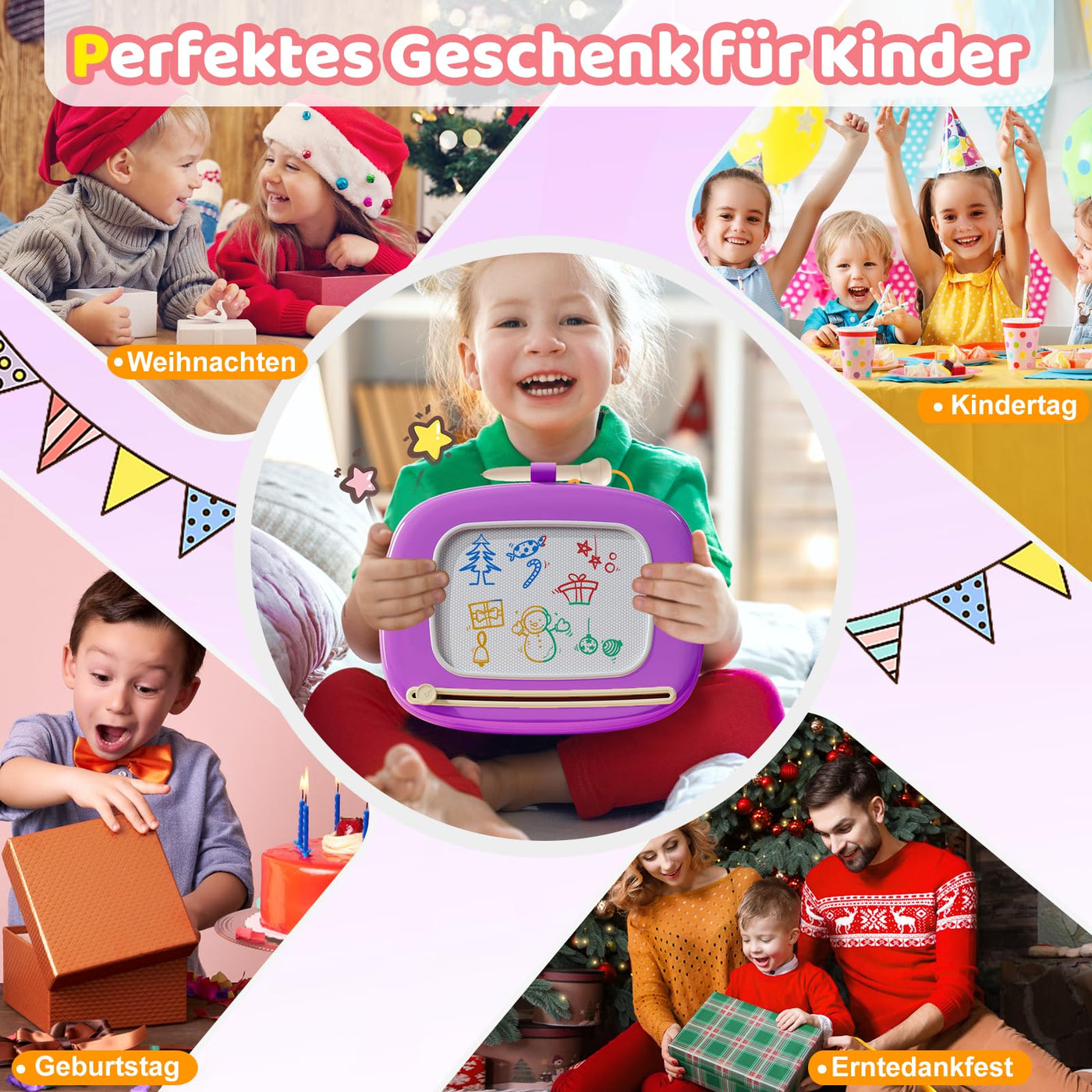 Magnetic drawing board, girls toy Magic Painting Board educational toy