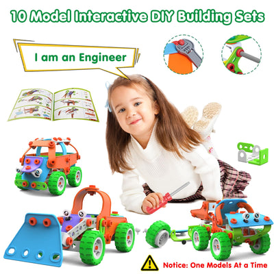 Jouets de construction sertis d'outils