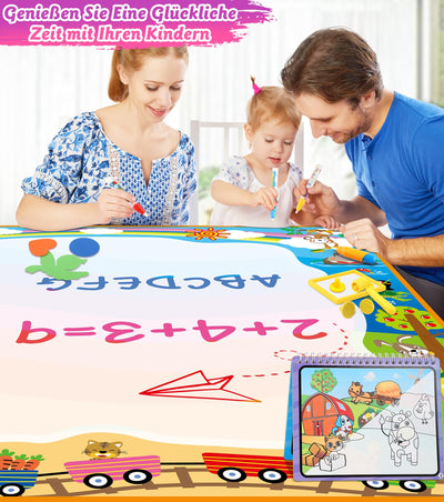 Grand tapis de peinture à l'eau