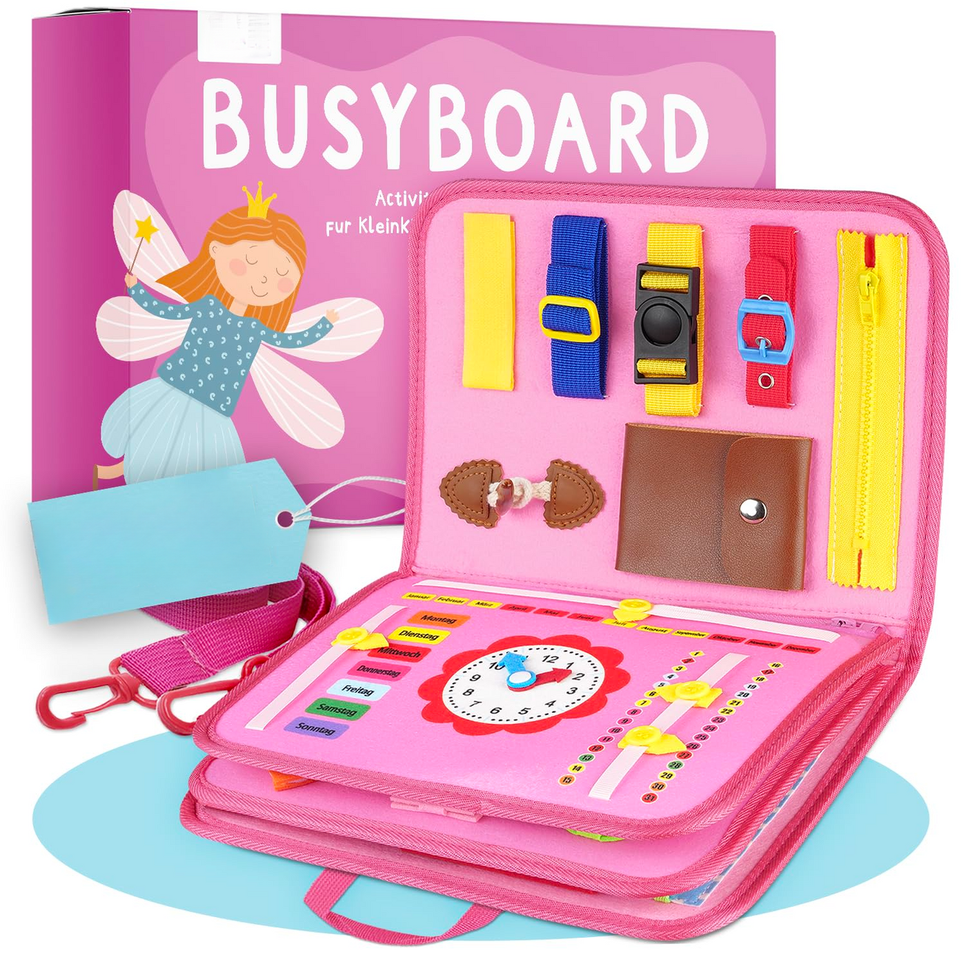 Busy Board - Our toy for your child's development I The activity board as a great gift & super travel toy