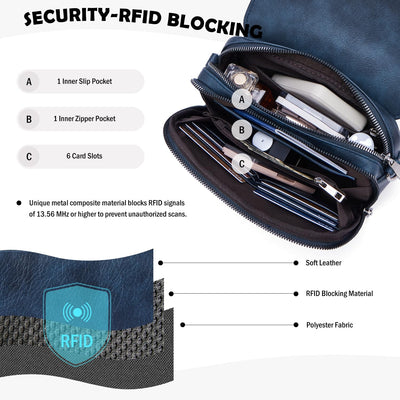 Handy Umhängetasche, Vegan Leder Crossbody Bag Umhängetasche mit verstellbarem abnehmbarem breitem Riemen