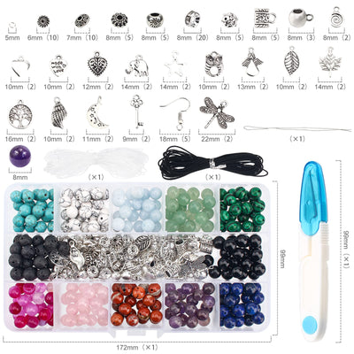 Fabriquez votre Propre Ensemble De Bijoux, Perles Rondes En Pierres Précieuses Naturelles