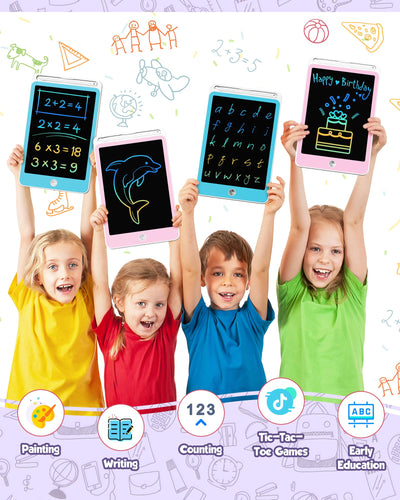 2 Pack LCD Writing Board Gifts,Magic Drawing Board Children Learning Board