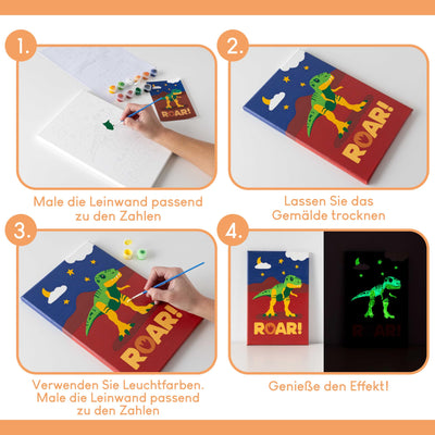 Painting by numbers children's creative set