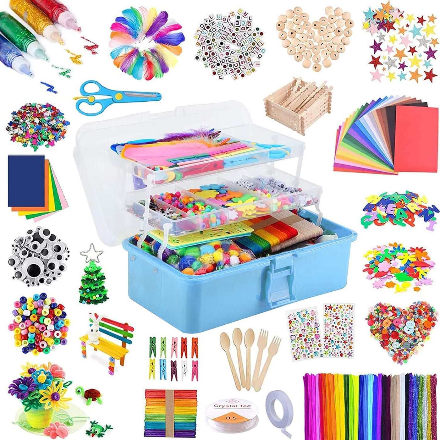 Craft kit children,  DIY craft kit children, craft supplies scrapbooking, craft supplies for children craft kit