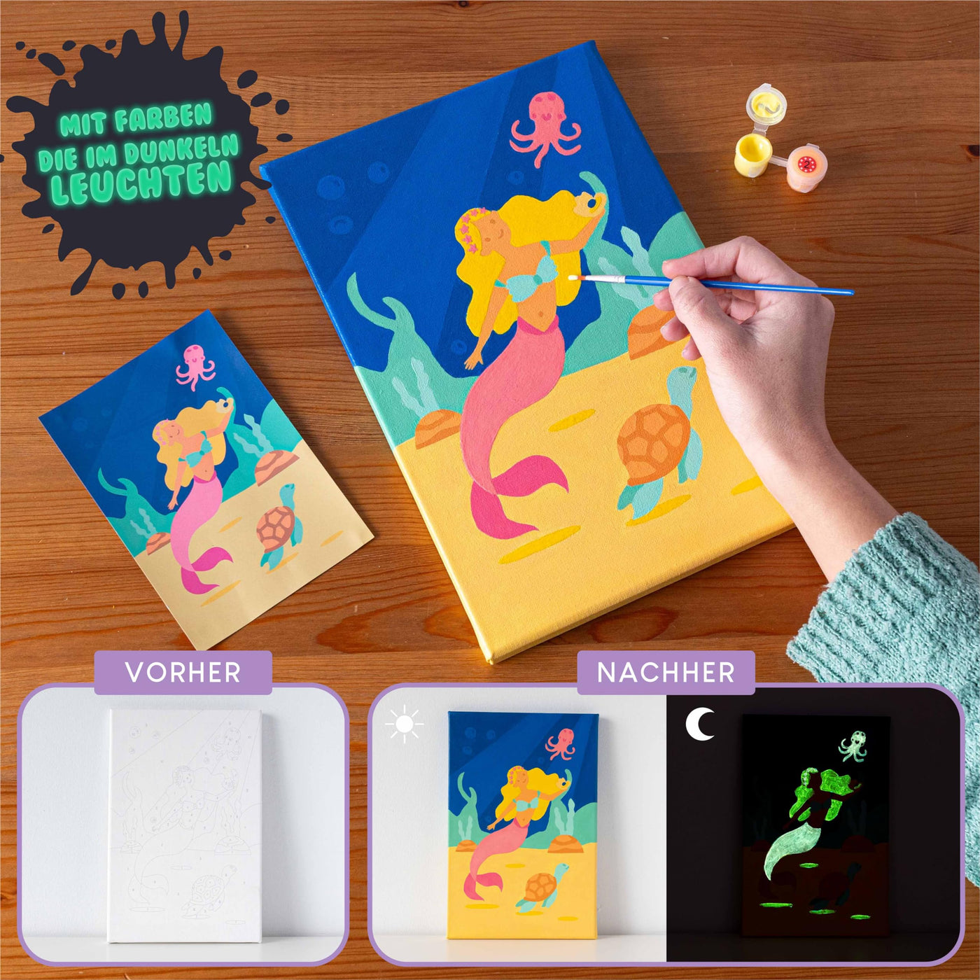 Set créatif de peinture par numéros pour enfants