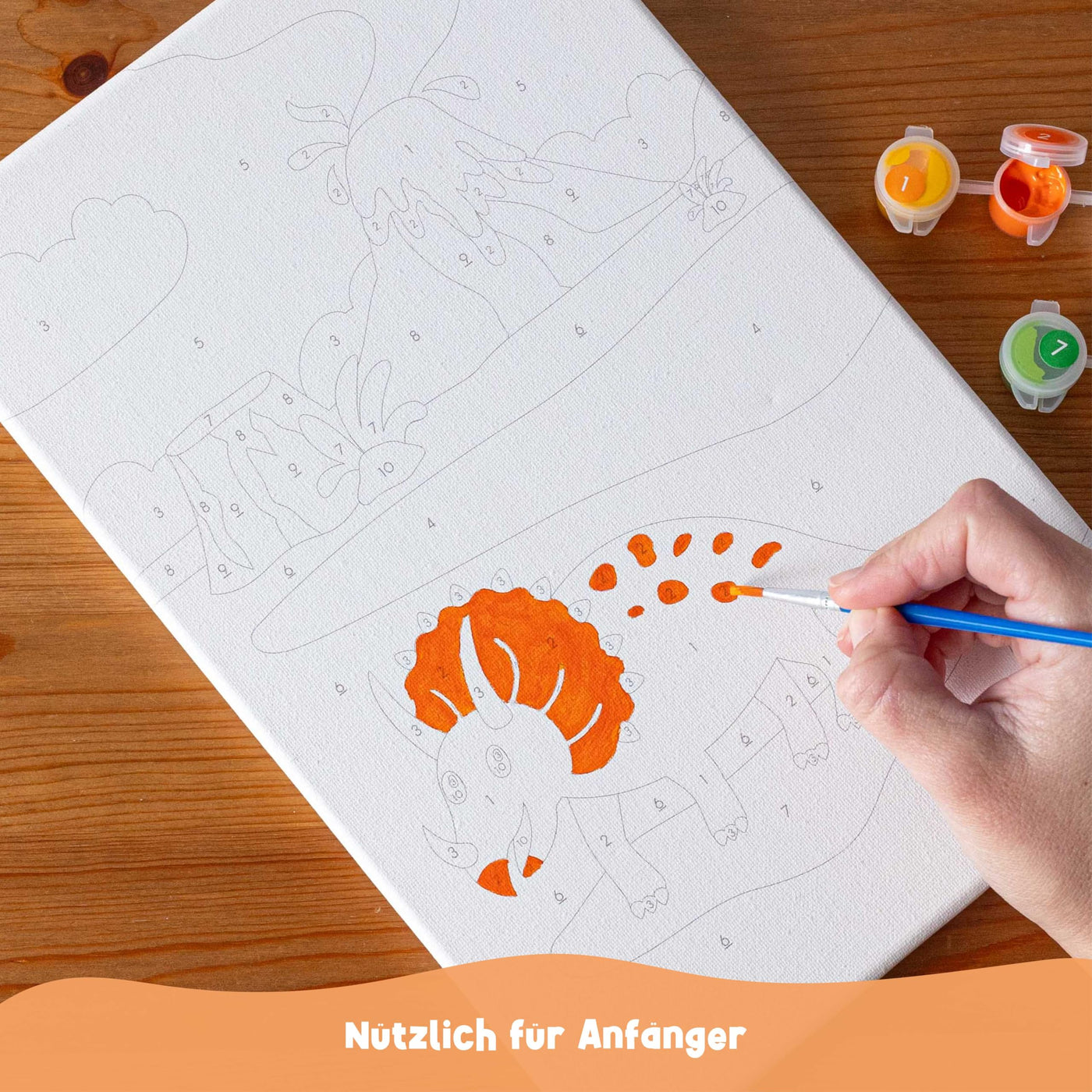 Painting by numbers children's creative set