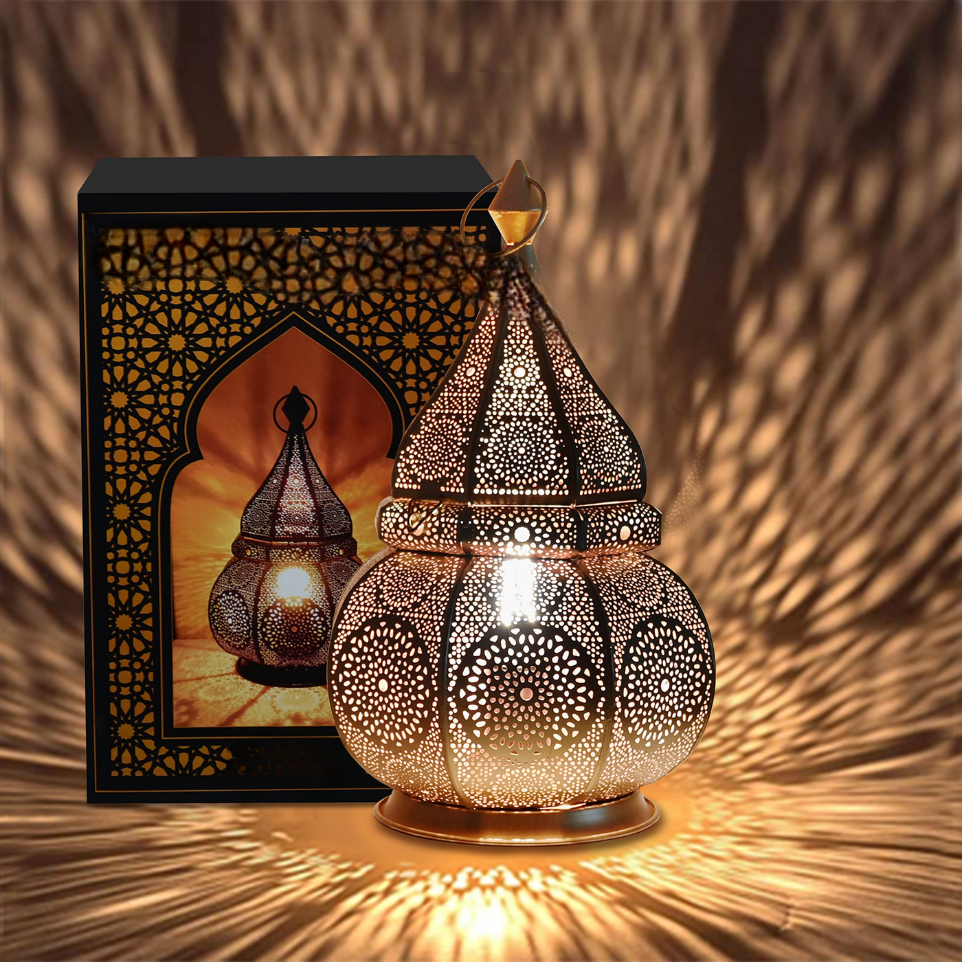 Oriental lamp for candles, lamp holders and LED fairy lights Moroccan lantern