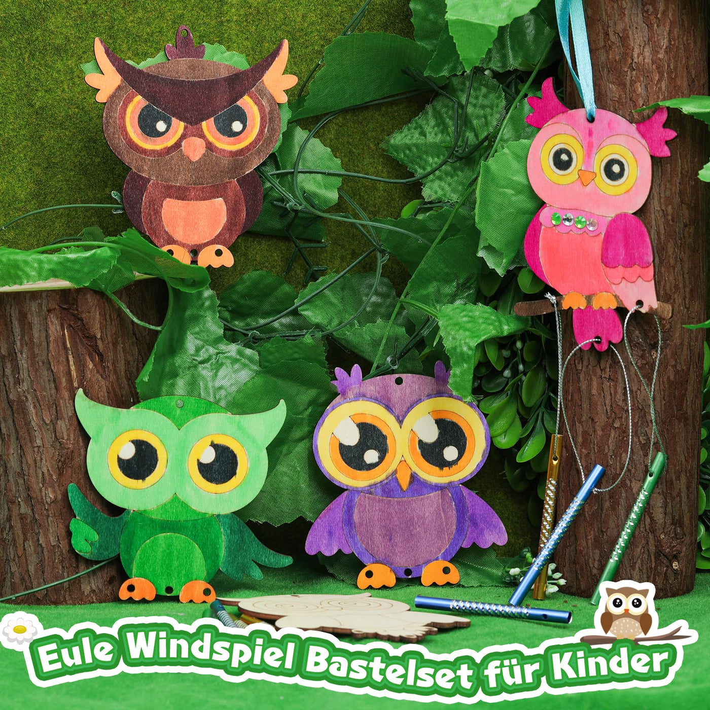 Wind chime craft set for children